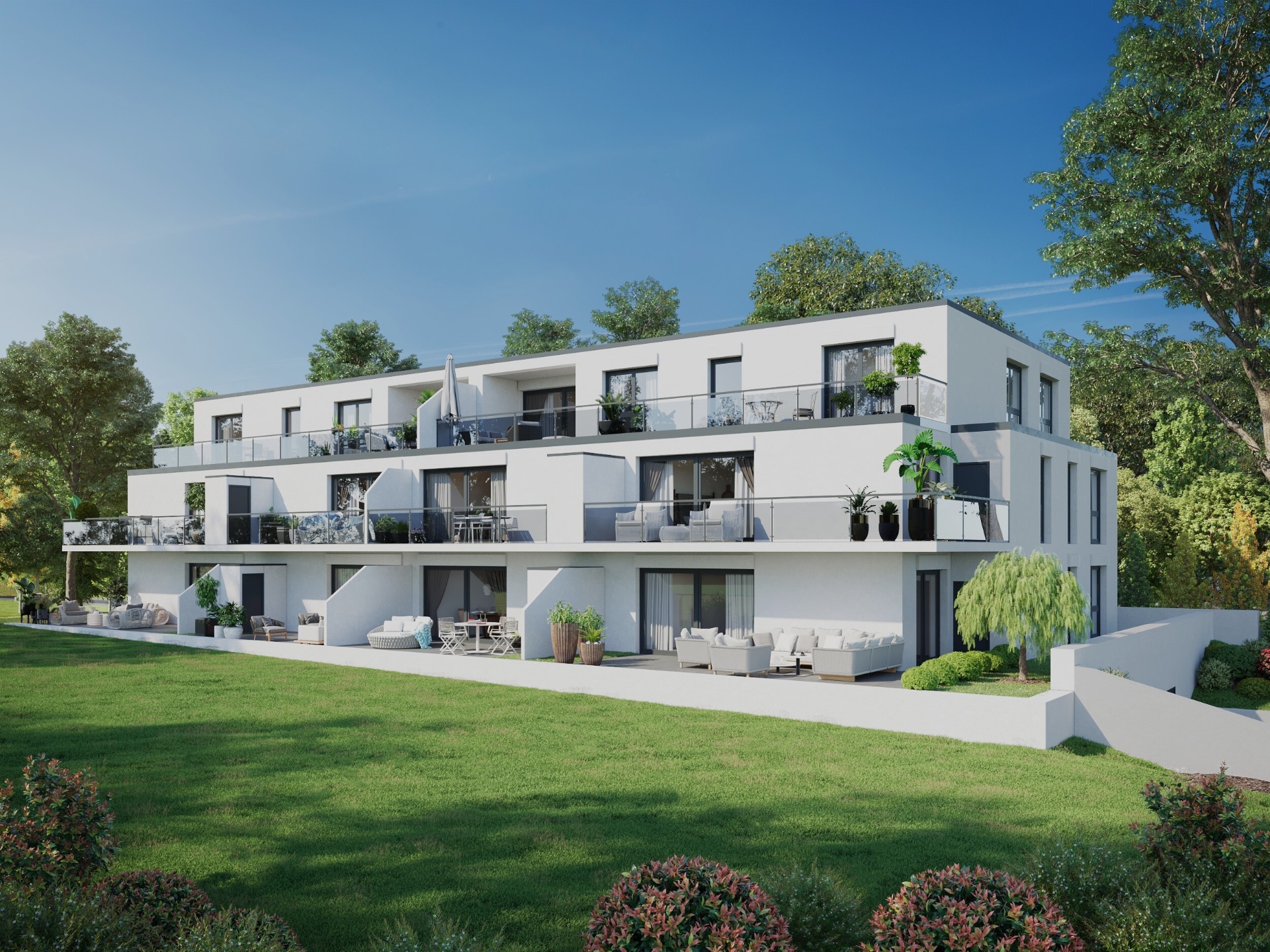 Frankenresidenz Entensee – Außenansicht